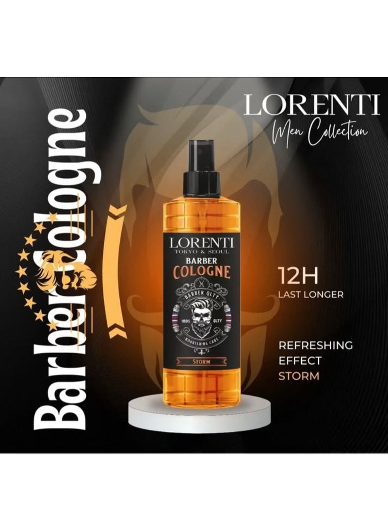 لورنتي كولونيا ما بعد الحلاقة لورينتي باربر 500 مل | بخاخ ما بعد الحلاقة للرجال يدوم طويلاً برائحة آيسبرغ - Image 3