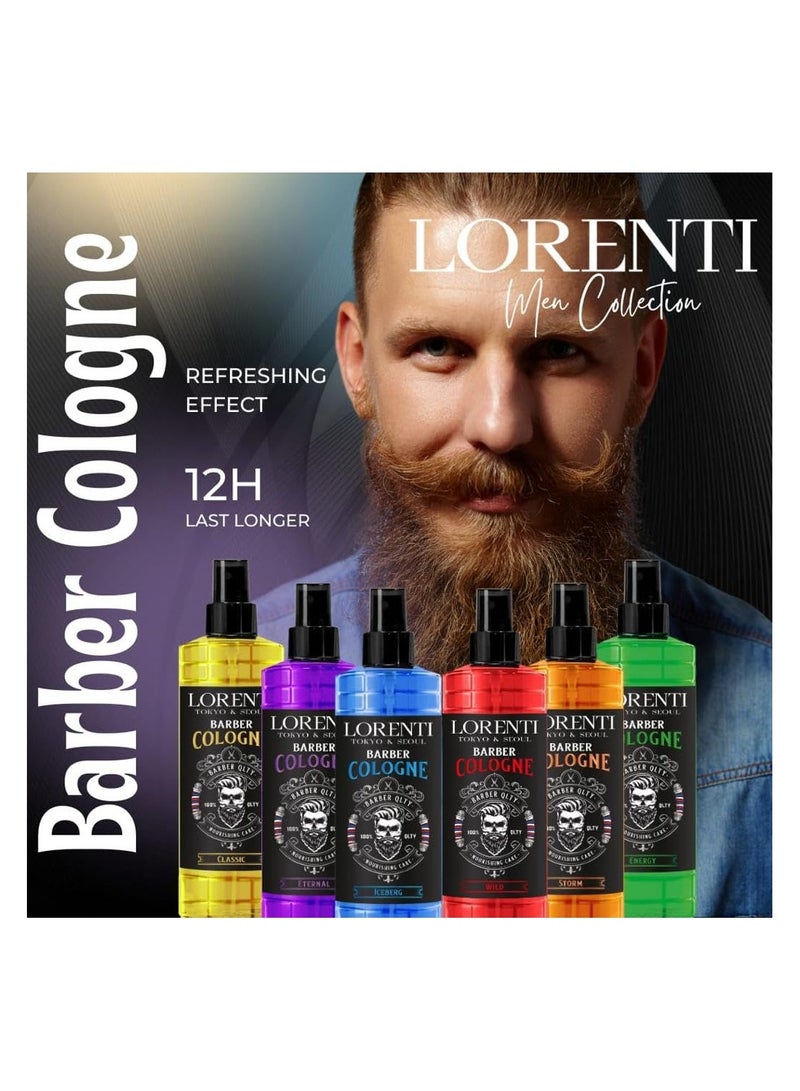لورنتي كولونيا ما بعد الحلاقة لورينتي باربر 500 مل | بخاخ ما بعد الحلاقة للرجال يدوم طويلاً برائحة آيسبرغ - Image 4