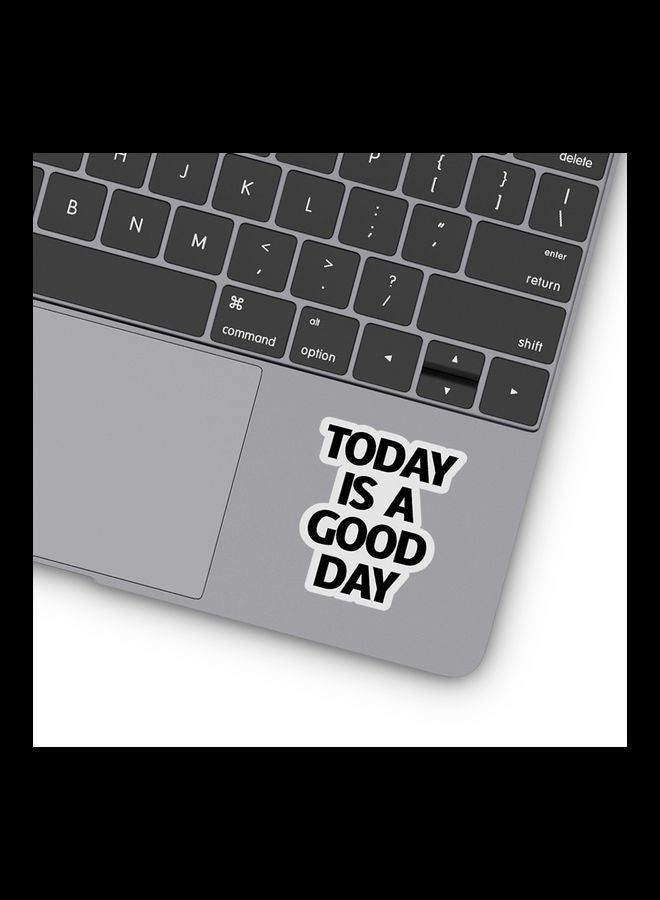 RKN Good Day Vinyl Stickers For Laptop 3inch - Image 1