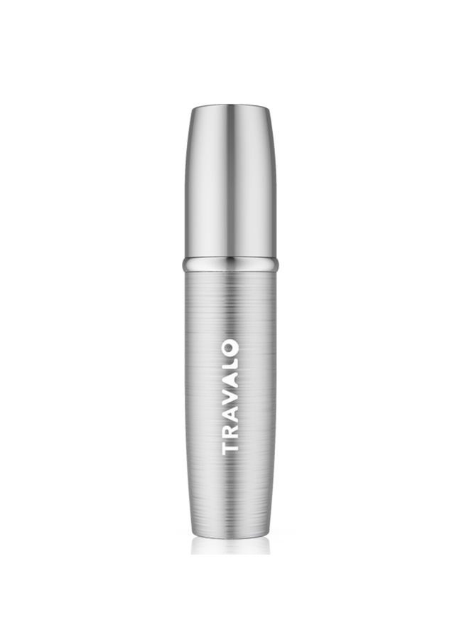 Travalo Perfume Atomiser Lux Silver 5ml - Image 1