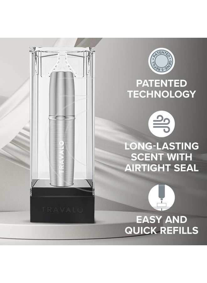 Travalo Perfume Atomiser Lux Silver 5ml - Image 4