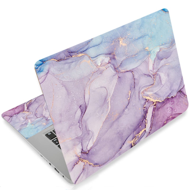 Newplenty Laptop Skin Sticker Decal,13.3" 14" 15" 15.4" 15.6 inch Laptop Universal Vinyl Skin Sticker Cover,Dustproof Waterproof Reusable Art Decal Protector with Free 2 Wrist Pads (Marble 6) - Image 1