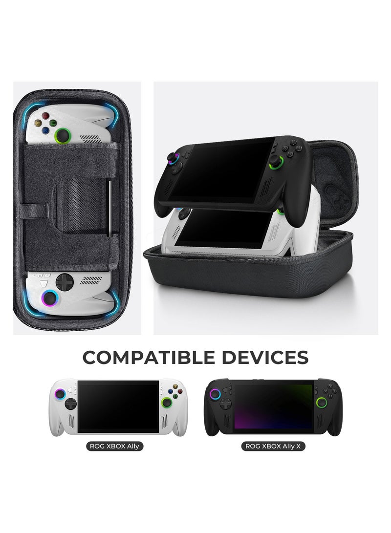 Suitable for ROG Xbox Ally/X Handheld Storage Bag Portable PU+EVA Hard-shell Protective Case Drop-proof and Dust-proof Game Console Storage Case - Image 2