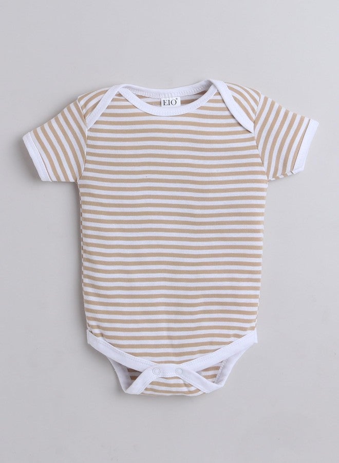 EIO طقم نوم قطني للأطفال حديثي الولادة من إي أو آي أو | بدلة نوم نصف كم للأولاد والبنات | مجموعة ملابس أطفال ناعمة وجيدة التهوية - Image 5