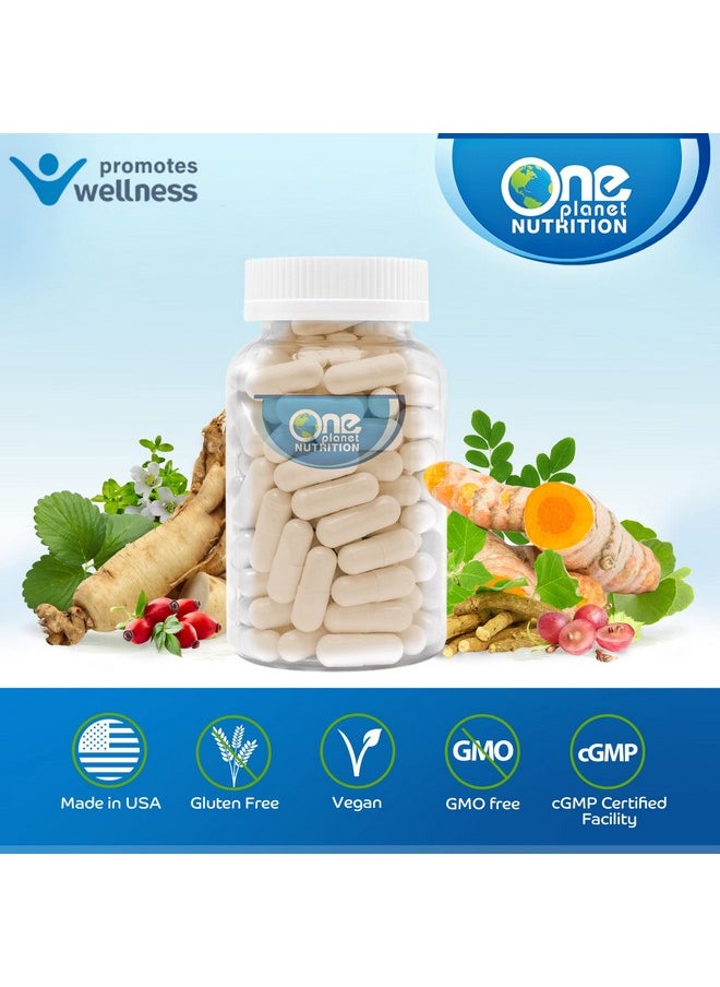 One Planet Nutrition - Nano Egcg 250Mg Nanoparticle Egcg Supplements From Green Tea Extract Gluten Free & Vegan Egcg Capsules For Men And Women Green Tea Extract Supplement 120 Veggie Capsules - Image 1