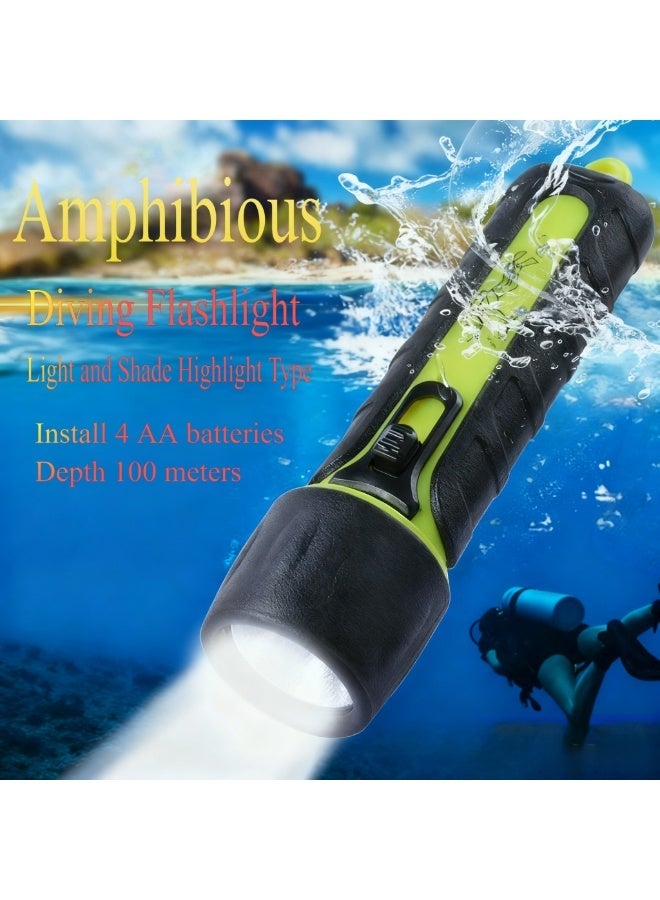 Y&D Azonee Scuba Diving Light, Super Bright 8000LM LED Scuba Diving Flashlight Waterproof Underwater Torch Light Lamp 50M Effective Range for Camping Hiking Boating - Image 1