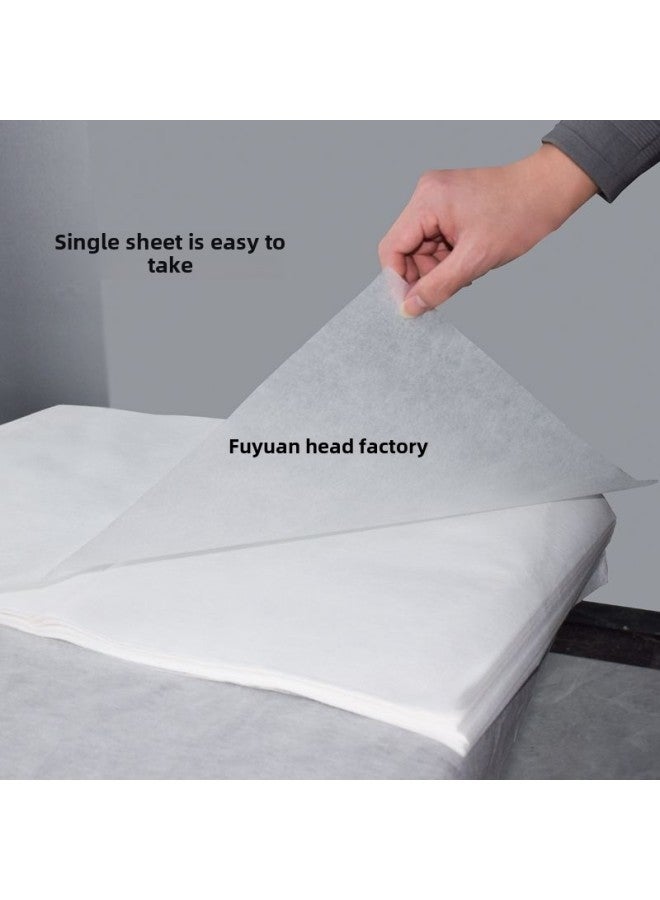Nail Art Disposable Table Cushion Paper Pillow Towel Waterproof Oil Towel Household Square Towel Pad Foot Towel-Color:Blue Pillow Cover/pad 50*70 [500 Sheets],,  - Image 3
