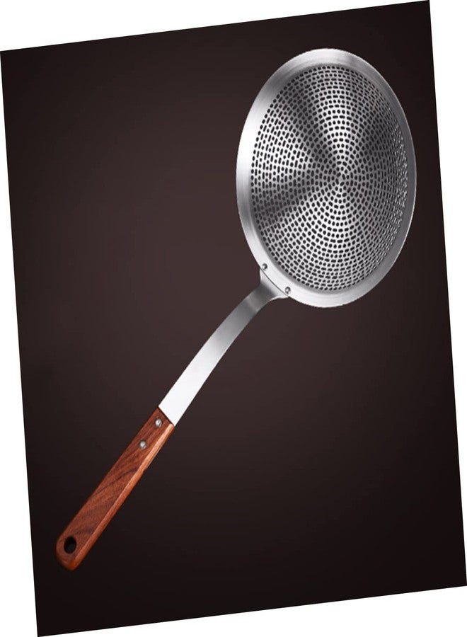FUNOMOCYA Stainless Steel Skimmer Spoon with Long Handle 16.14In Filter Scoop for Hot Pot Cooking Strainer for Vegetables Meat and Wontons Kitchen Utensil - Image 4