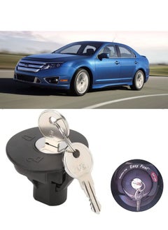 Locking Gas Cap Lock Fuel Cap Replace 8U5Z-9C268-B Compatible With Ford F150 Edge Escape Expedition Explorer Focus Fusion Taurus