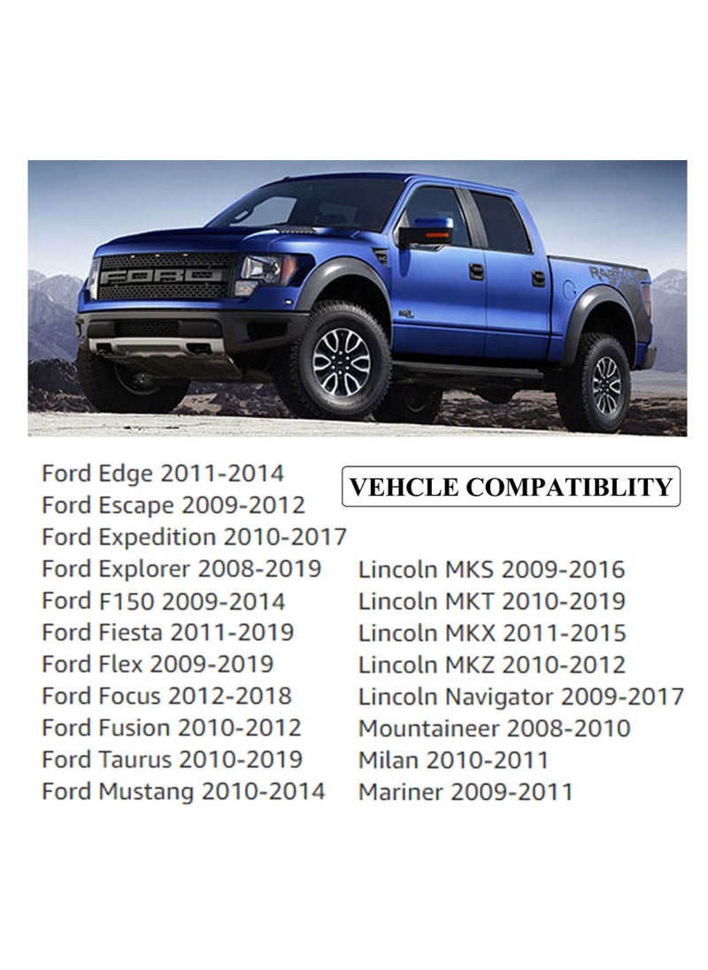 ZVEV - Locking Gas Cap Lock Fuel Cap Replace 8U5Z-9C268-B Compatible With Ford F150 Edge Escape Expedition Explorer Focus Fusion Taurus - Image 1