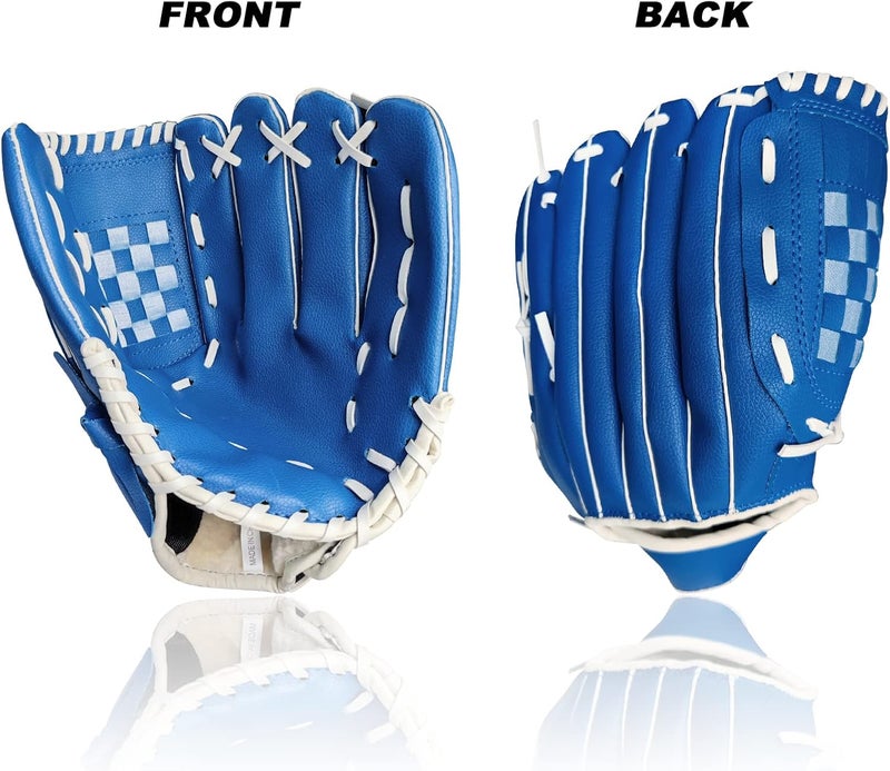 Aoutacc Baseball Gloves Softball Glove,12.5 Player Preferred Wear-Resistant PU Material Thicken Softball Fielding Glove,Left Hand Gloves Right Hand Throw for Youth Adult - Image 4