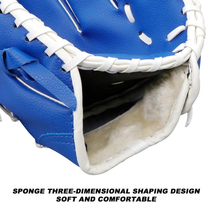 Aoutacc Baseball Gloves Softball Glove,12.5 Player Preferred Wear-Resistant PU Material Thicken Softball Fielding Glove,Left Hand Gloves Right Hand Throw for Youth Adult - Image 5