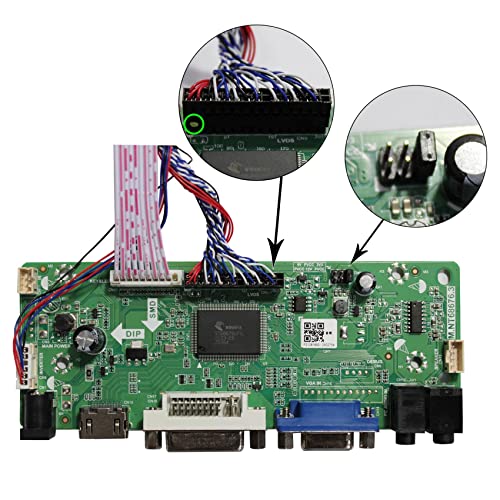 LCDBOARD لوحة تحكم LVDs 40 دبوس لشاشة LCD 17.3" 14" 1600x900 LP173WD1 N173FGE-L23 B173RW01 LTN173KT01 LTN173KT02 B140RTN02 N140O6 B140RW02 N140FGE-L31 - Image 2