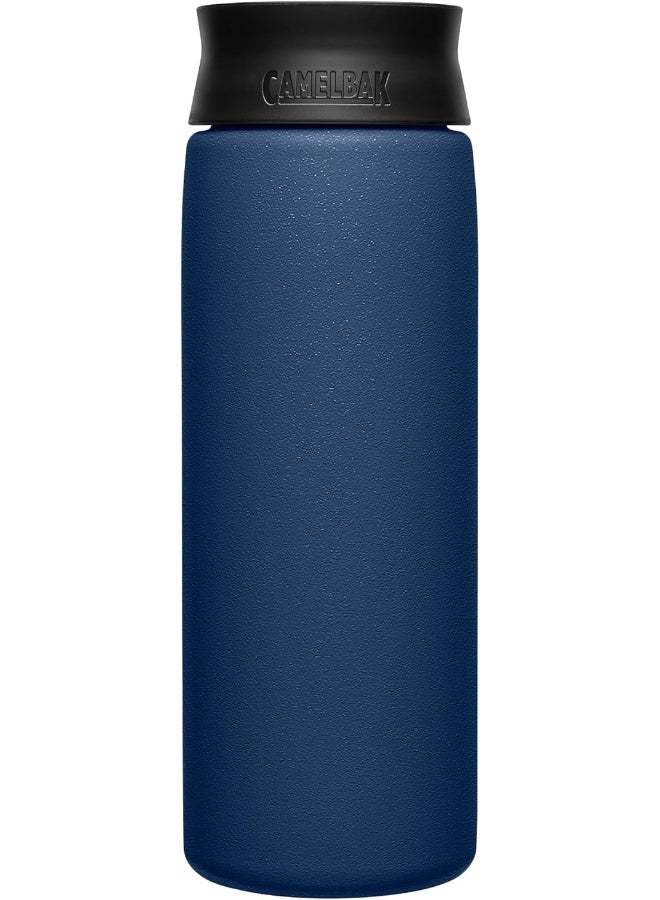 CAMELBAK زجاجة كاملباك هوت كاب المعزولة بالفراغ 20 أونصة، أزرق غامق - Image 3