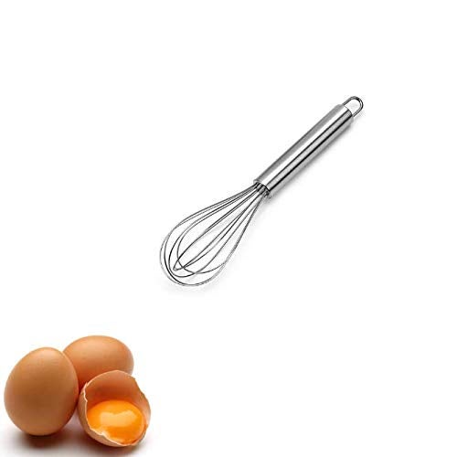 Aeyistry 8 Inch Stainless Steel Egg Whisk Multifunction Hand Egg Beaters Egg Stirring Mixing Whisk - Image 1
