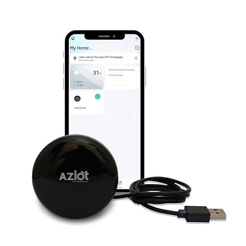 AZIOT IR Blaster, Universal Smart Remote for AC, TV, Set-Top Box & All IR Devices, WiFi Smart Hub, Works with Alexa & Google Home - Image 1