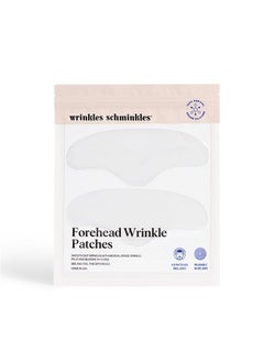 WRINKLES SCHMINKLES Forehead Wrinkle Patches, 2-Pack, Reusable Hypoallergenic Silicone Smoothing Pads for Reducing Frown Lines & Face Lift Overnight  - Image 1