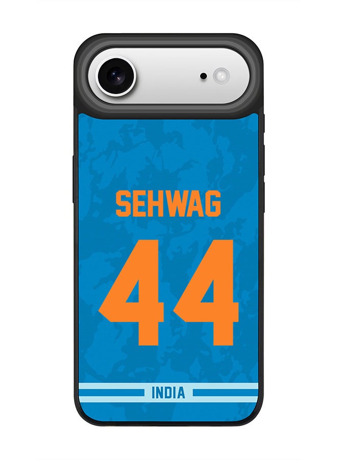 Stylizedd iPhone Air Case, [Compatible with MagSafe] Slim Magnetic cover Phone Case iPhone Air -India Virender Sehwag, Jersey No 44 - Image 1