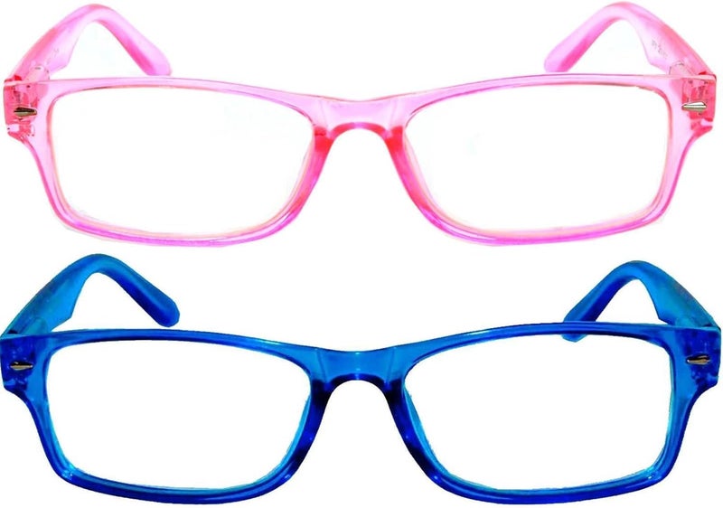OWL Retro Fashion Style Narrow Rectangular Frame Clear Lens Eyeglasses - Image 2
