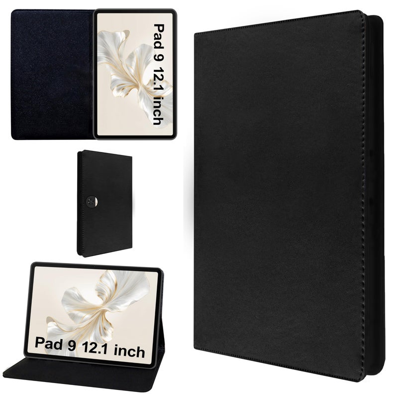 TGK Flip Case Cover for Honor Pad 9 12.1 Inch Tablet (Black) - Image 1
