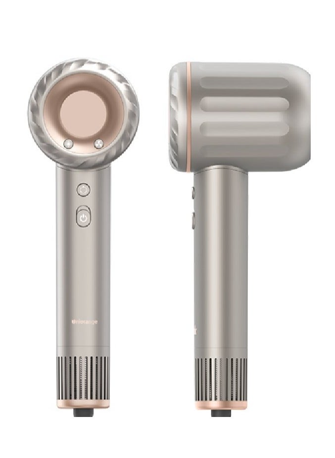 Uniorange - High Speed, Ultra Silent Hair Dryer, 1800W And 110,000 RPM - Gold Color OHD-1 - Image 1