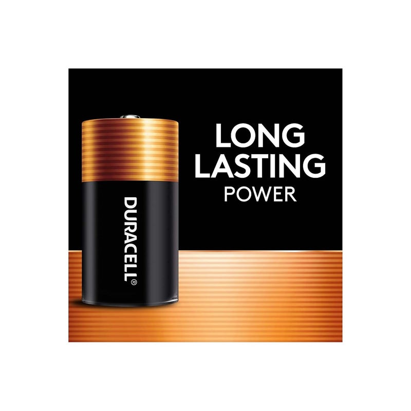 Duracell Coppertop C Batteries, 4 Count Pack, C Battery with Long-lasting Power, All-Purpose Alkaline C Battery for Household and Office Devices - Image 2