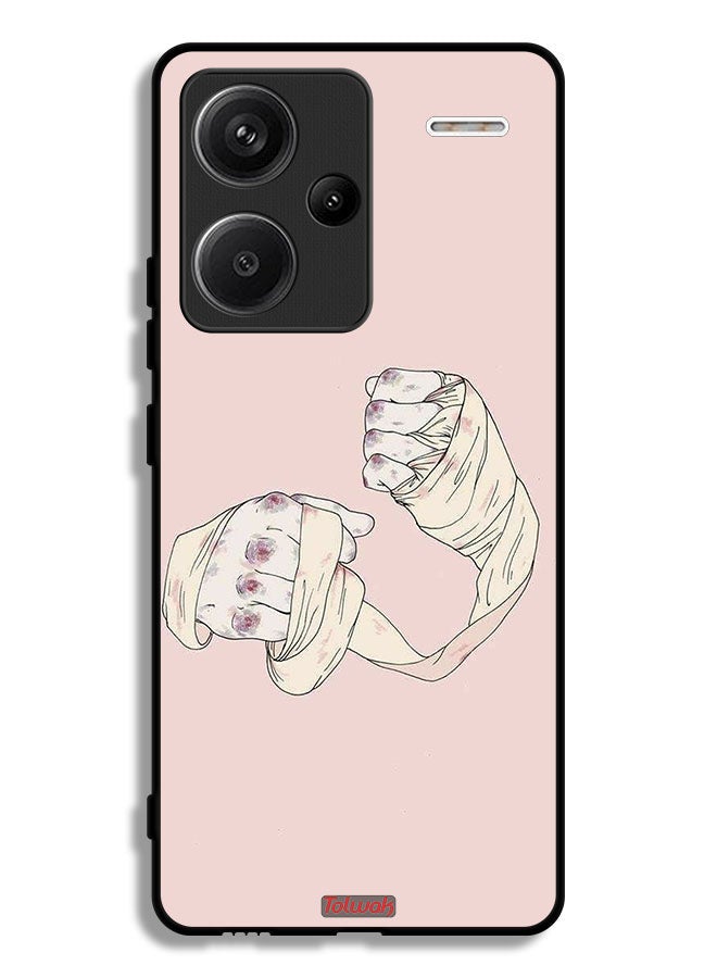 Tolwak Xiaomi Redmi Note 13 Pro Plus Protective Case Cover Fighter Art - Image 1