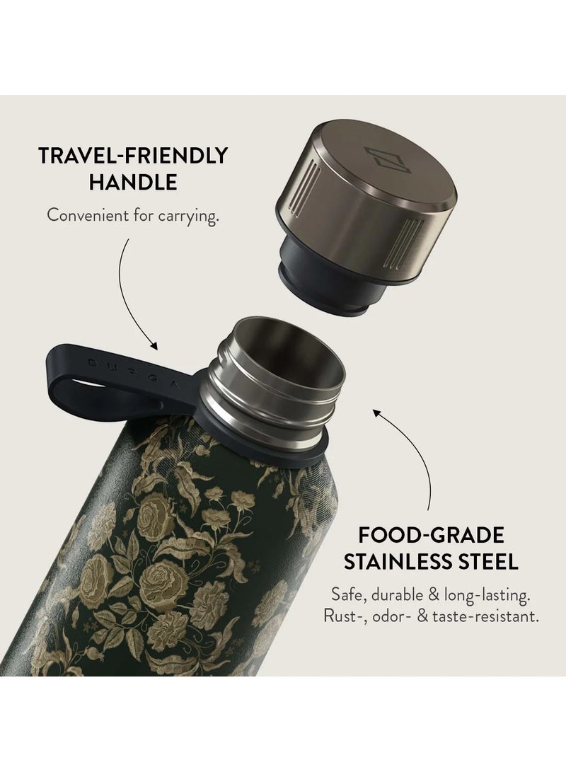 BURGA Insulated Water Bottle (17oz) Stylish Stainless Steel Water Bottles Durable Metal Water Bottle Stays Hot or Cold Anti-Slip, Leak-Proof Reusable Water Bottle-Destiny - Water Bottle - Image 3