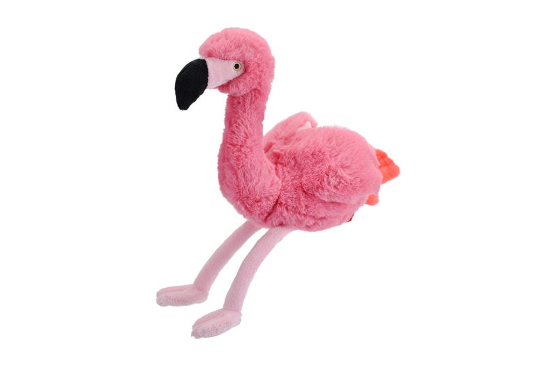 Wild Republic Ecokins Mini, Flamingo, Stuffed Animal, 8 inches, Gift for Kids, Plush Toy, Made from Spun Recycled Water Bottles, Eco Friendly, Childâ€™s Room Decor