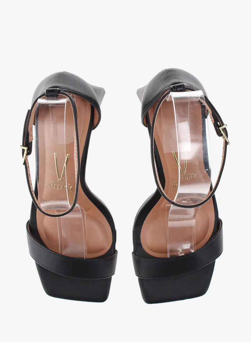 Vizzano Black High Heel Sandals for Women – Elegant & Stylish Footwear for Special Occasions for Women | Best Price UAE