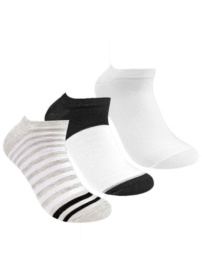 STITCH Men's Pack of 3 No Show Casual Socks