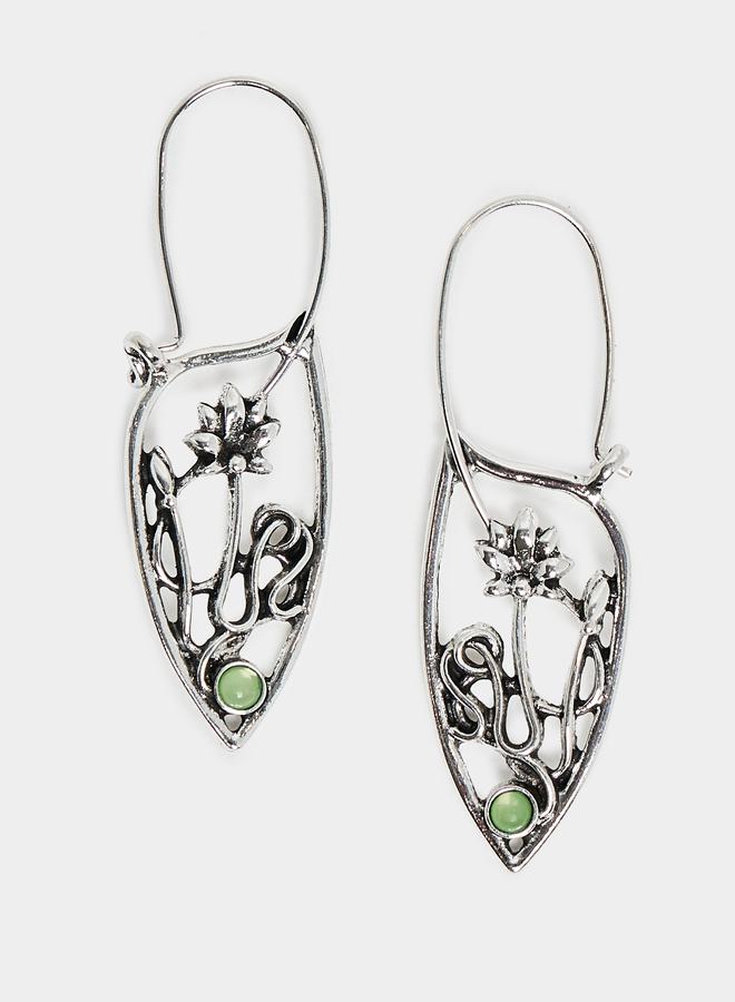Styli Vintage Floral Design Earrings  - Image 1