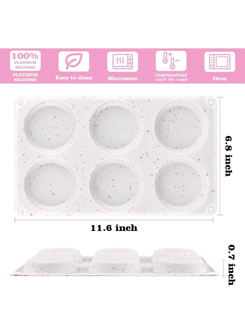 Silicone Egg Bite Molds, 6-Cup Silicone Muffin Pan, Non-Stick Baking Pan for Making Tarts, Meatloaf, Quiche, Egg Muffins, and Mini Cheesecakes  - Image 2