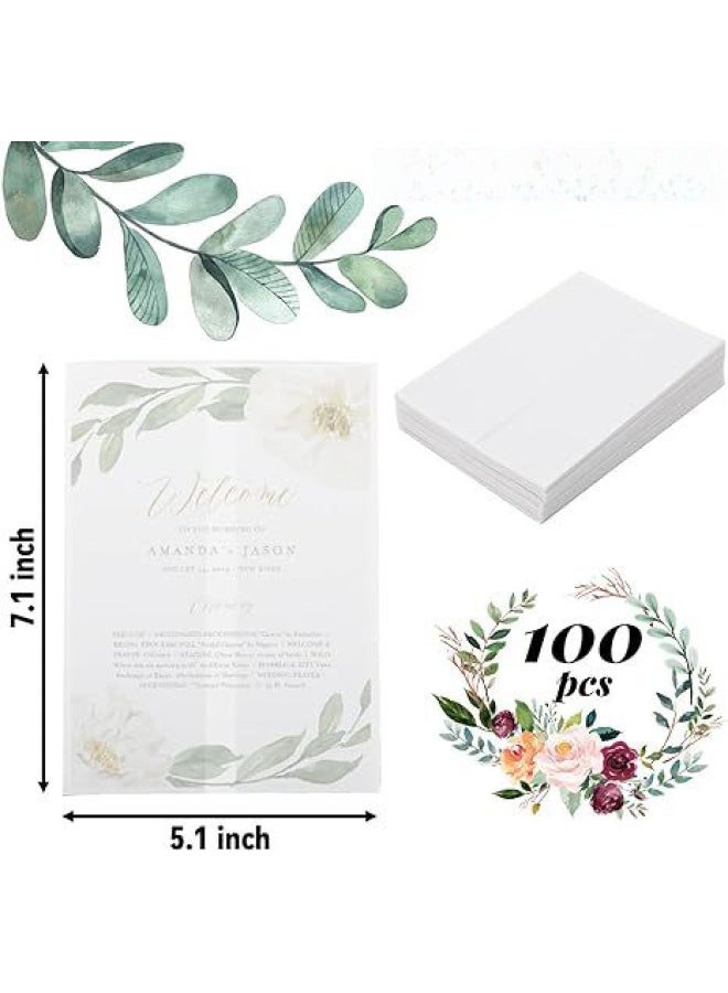 RW Transparent Sulfate Paper Envelope Wedding Invitation Card Wedding Invitation Card Thank You Card Logo Can Be Added - Image 3