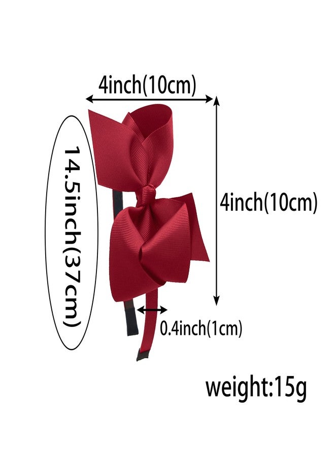 شيما مجموعة زيما من 14 ربطة شعر مزينة بفيونكات للبنات، ربطة شعر مزينة بفيونكات شريطية مقاس 4.5 بوصة مع أسنان، مناسبة للأطفال من عمر 4 إلى 12 سنة. - Image 2