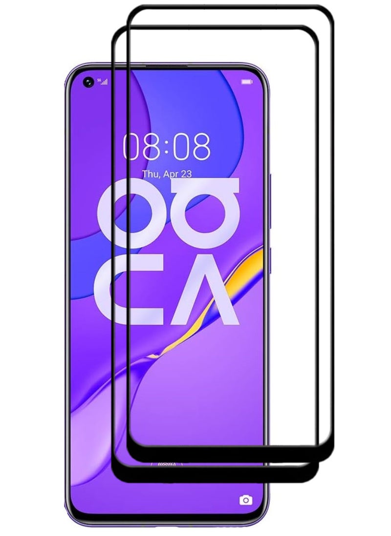 ACLIX 2 Pieces Antistatic ESD Dustproof Premium Quality High Definition Tempered Glass Screen Protector Designed For Huawei nova 7 5G - Image 1