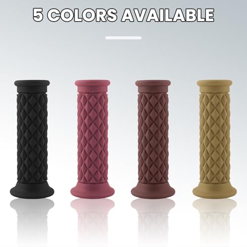 Surpassme 7/8" Motorcycle Open Bar End Grip Thruster Grip 7/8" 22mm 24mm Motorcycle Comfort Hand Handlebar Grip Thruster Grip(Black) - Image 5