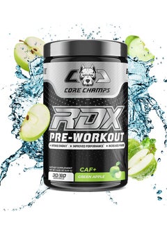 CORE CHAMPS CORE CHAMPS RDX PRE-WORKOUT GREEN APPLE 30SV 
