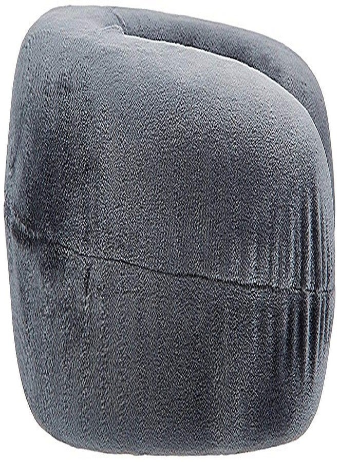 Jassi Toy Neck Support Travel Pillow for Car, Train, Flight, Bus Multipurpose (Grey) - Image 2