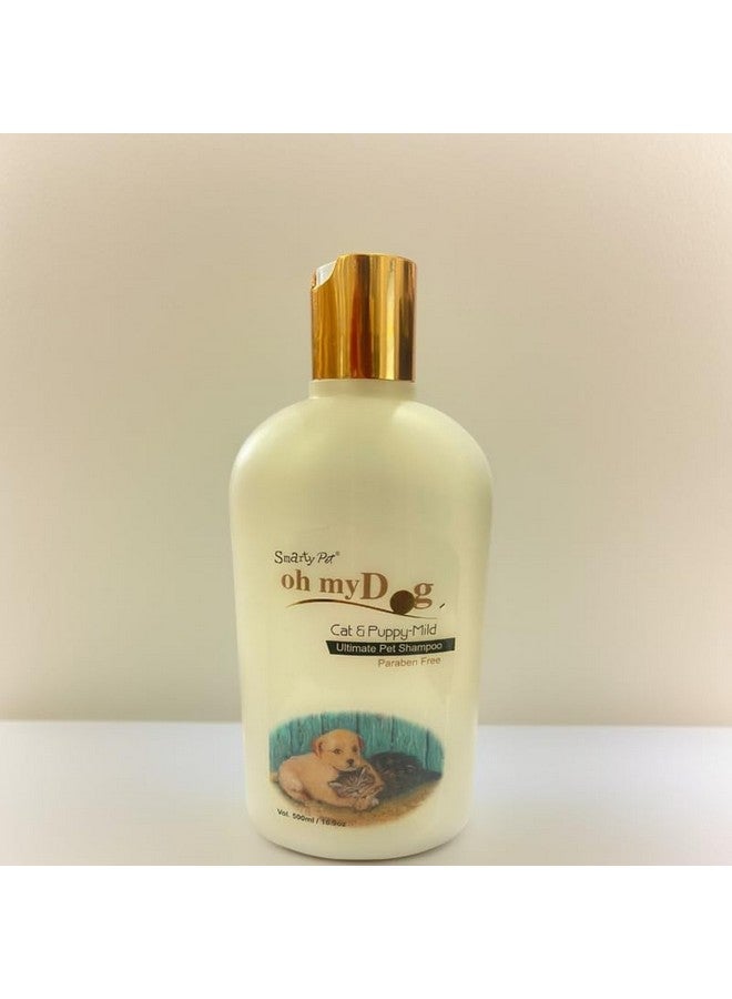 بت شامبو أوه ماي دوج الخالي من البارابين للحيوانات الأليفة للجراء والكلاب (خفيف للقطط والجراء 500 مل) (خفيف للقطط والجراء) - Image 1