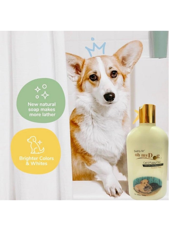 بت شامبو أوه ماي دوج الخالي من البارابين للحيوانات الأليفة للجراء والكلاب (خفيف للقطط والجراء 500 مل) (خفيف للقطط والجراء) - Image 4