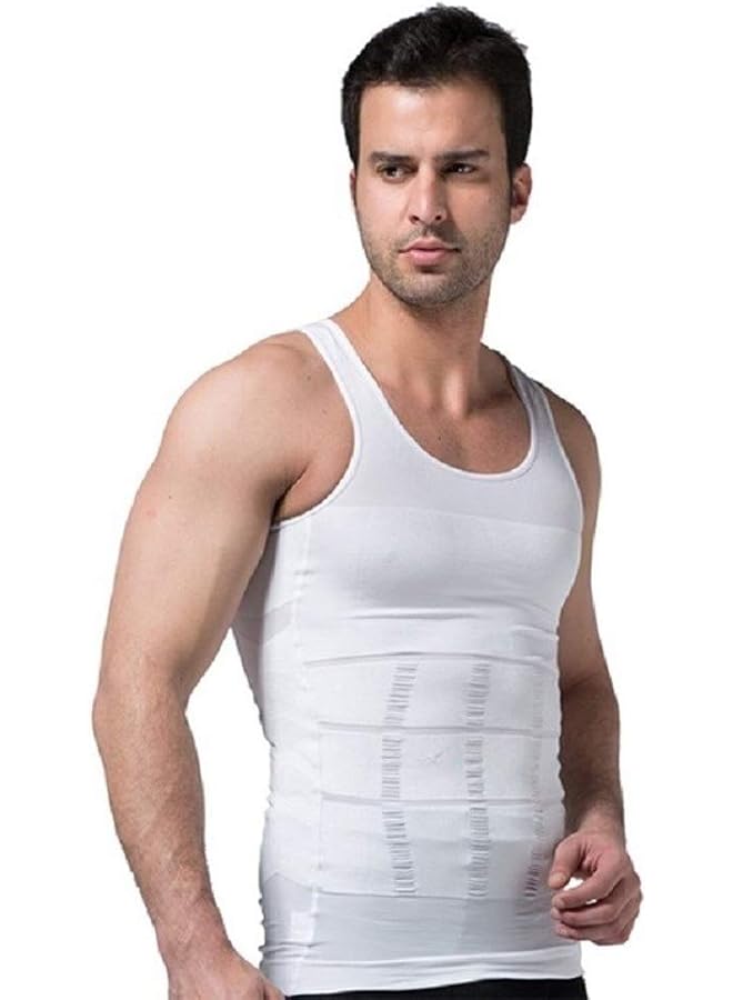 Men'S Slimming Body Shapewear Corset Vest Shirt Compression Abdomen Tummy Belly Control Slim Waist Cincher Underwear Dropship (Color : Black Size : M) - Image 3