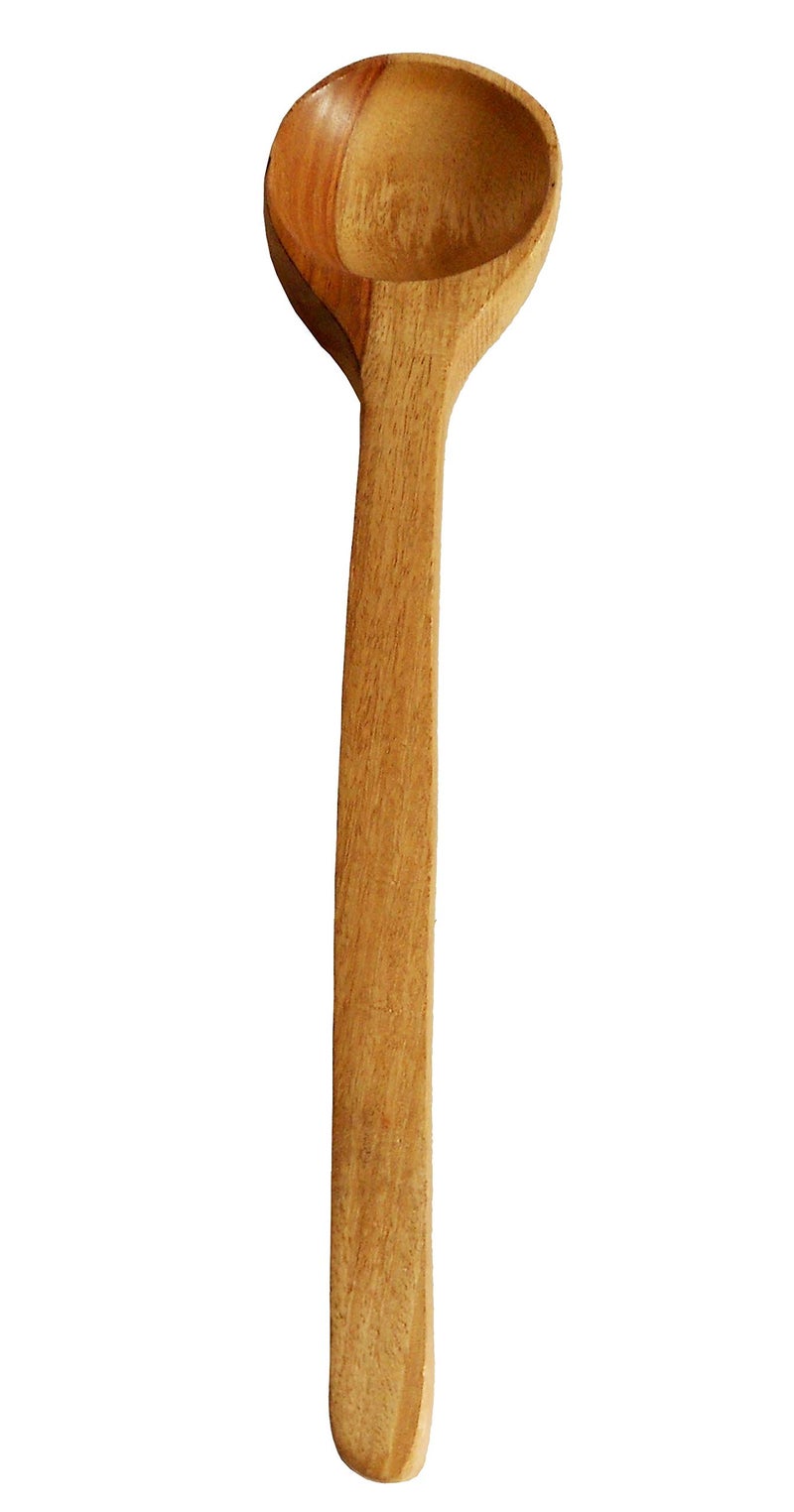 SATMPD Rose Wood Ghee, Soup, Daal Spoon for Kitchen/Wooden Spatula (Pack of 1) - Image 4