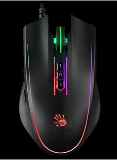 Bloody Gaming Mouse 0.2 MS Light Strike P81s, 6 Sniper Mode With Adjustable 8000 CPI, BC3332-S Gaming Engine With 5K RGB Animation, Black  - Image 2