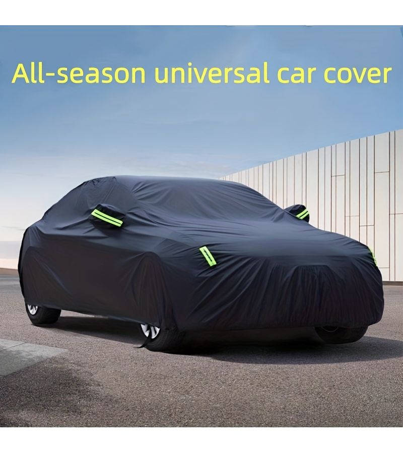 غطاء سيارة شامل لجميع الأحوال الجوية لموديلات SUV XL، للحماية من الثلج والصقيع والشمس والأشعة فوق البنفسجية، سهل التركيب - Image 1