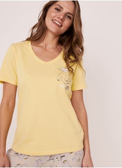 V-neck Pyjama Top