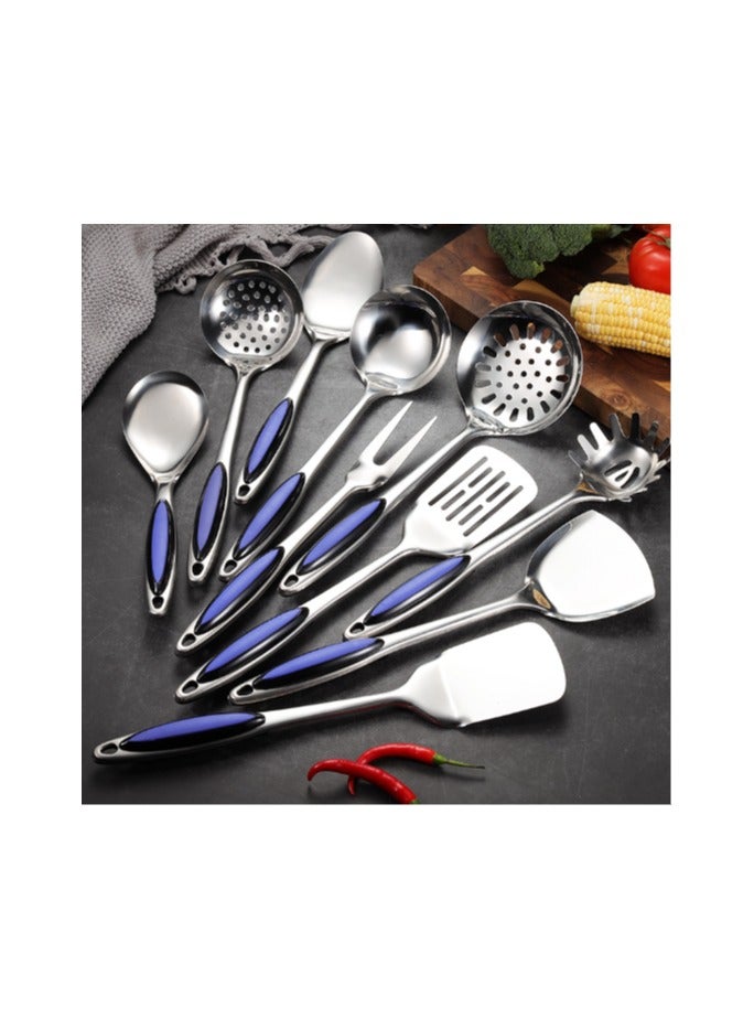 EBMINI New Stainless Steel Spatula Ten Piece Set 