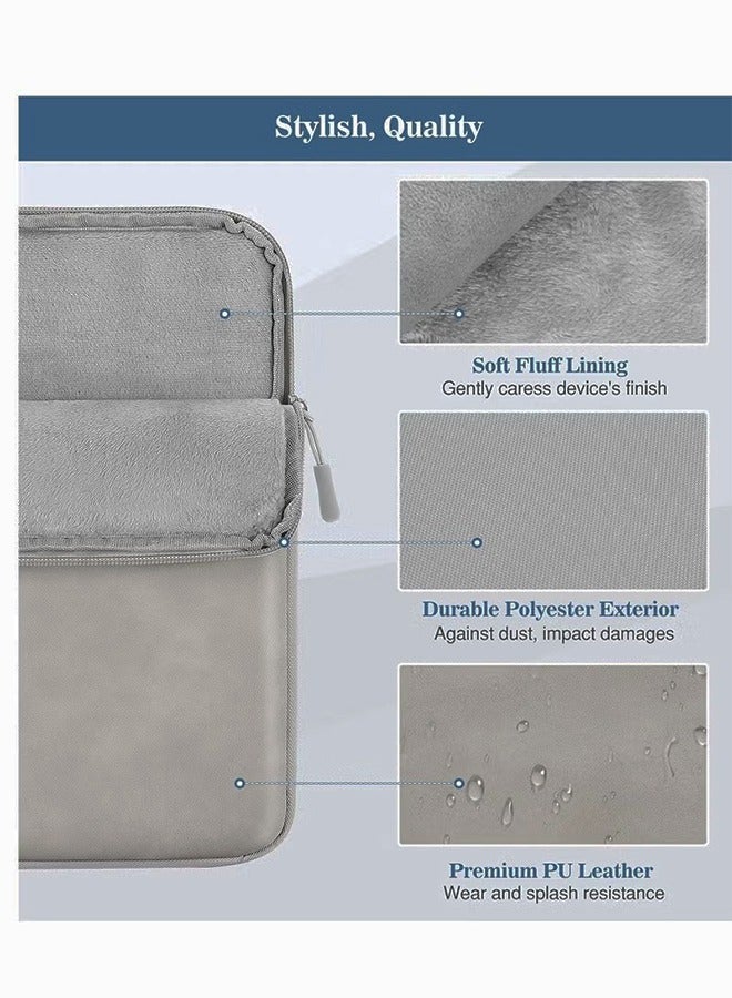 8 Inch Tablet Sleeve Handbag Bag Carrying Travel Case for iPad Mini 6/5/4/3/2 Samsung Galaxy Tab A 8-Inch, ASUS ZenPad Protective Shockproof Waterproof with Pocket - Image 3