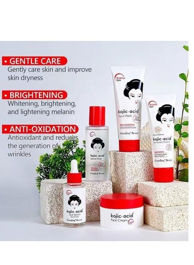 GUANJING 5 Piece Skin Care Set Complete Routine For Smooth And Glowing Skin - Image 2