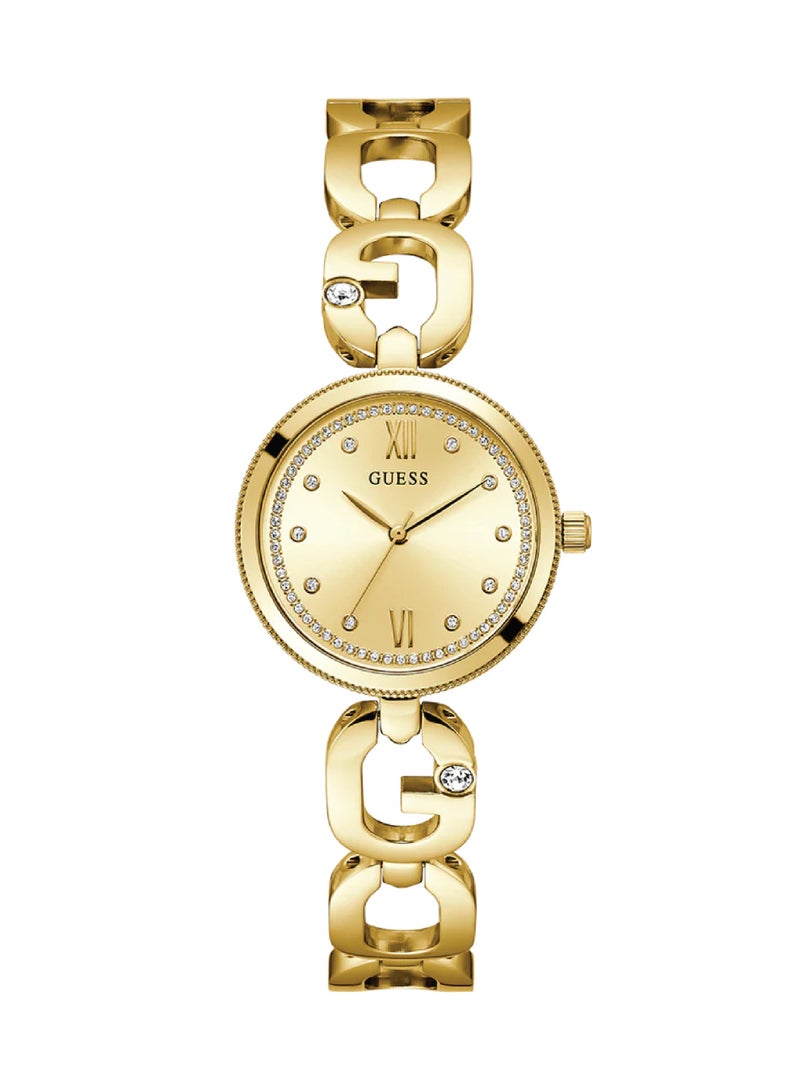 GUESS Women's Analog Gold Stainless Steel Watch GW0759L2 - Image 1